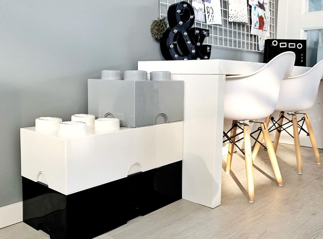 spion veiligheid Zeeslak Lego Brick 4 Opbergbox | bekijk nog meer meubels en lampen | Cafedeco